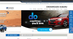Desktop Screenshot of crossroadssubaru.com.au
